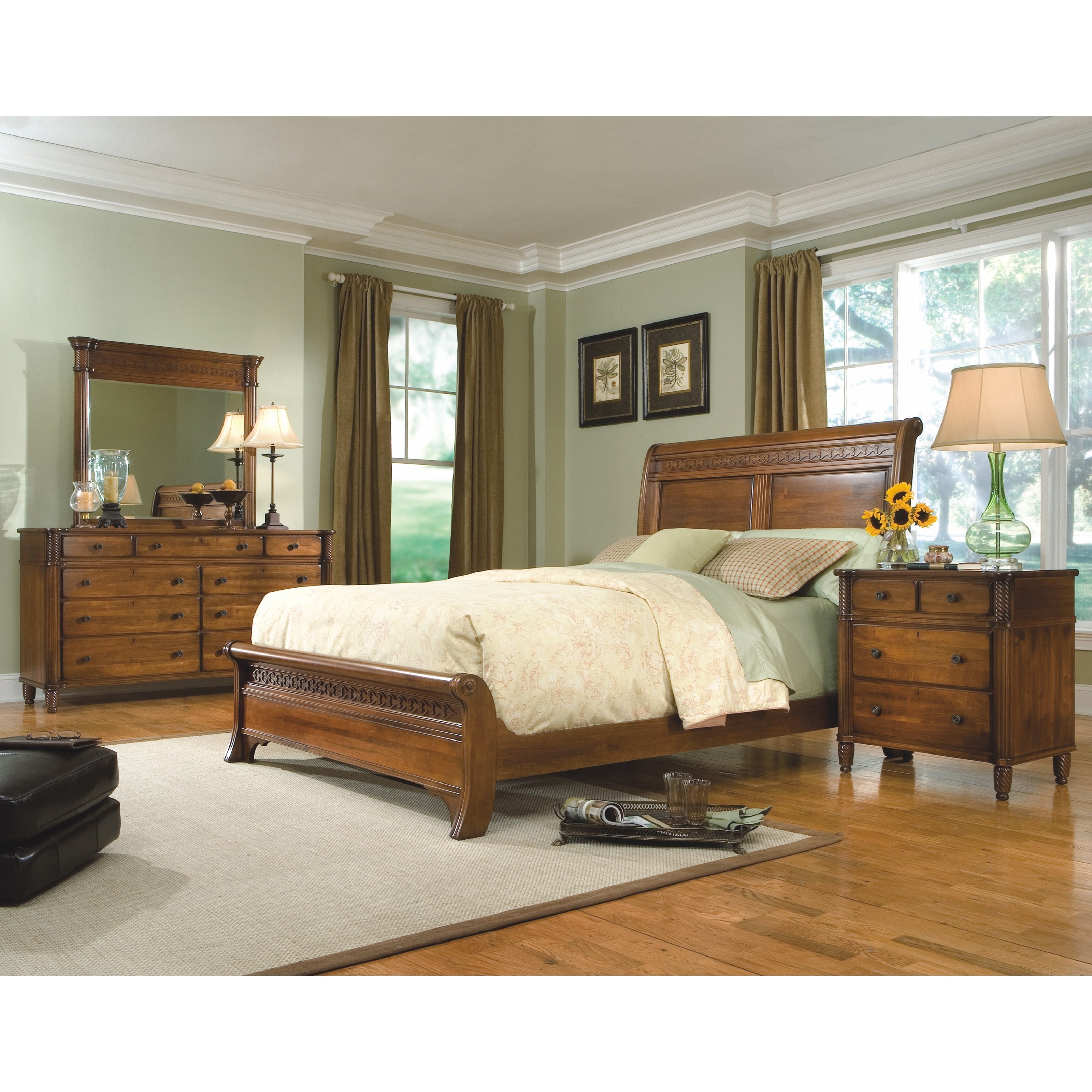Durham Washington Architect 501 Q Bedroom Group 1 Queen Bedroom